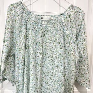 VERMONT COUNTRY STORE Ella Simone LRG House Dress Granny Prairie Cottagecore VTG